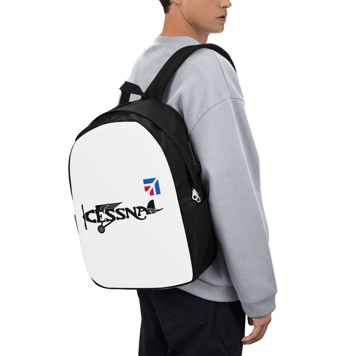 Laptops - Cessna Logo Backpack Travel Notebook Bag