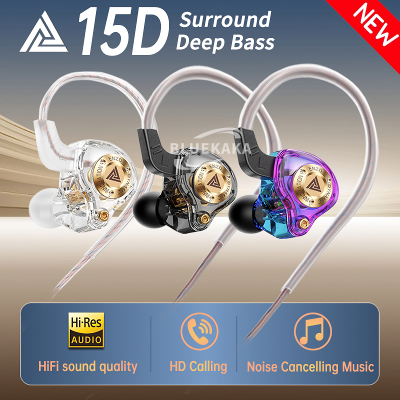 In Ear Monitors For Singers - QKZ 15D Dynamic Surround Sound Dual