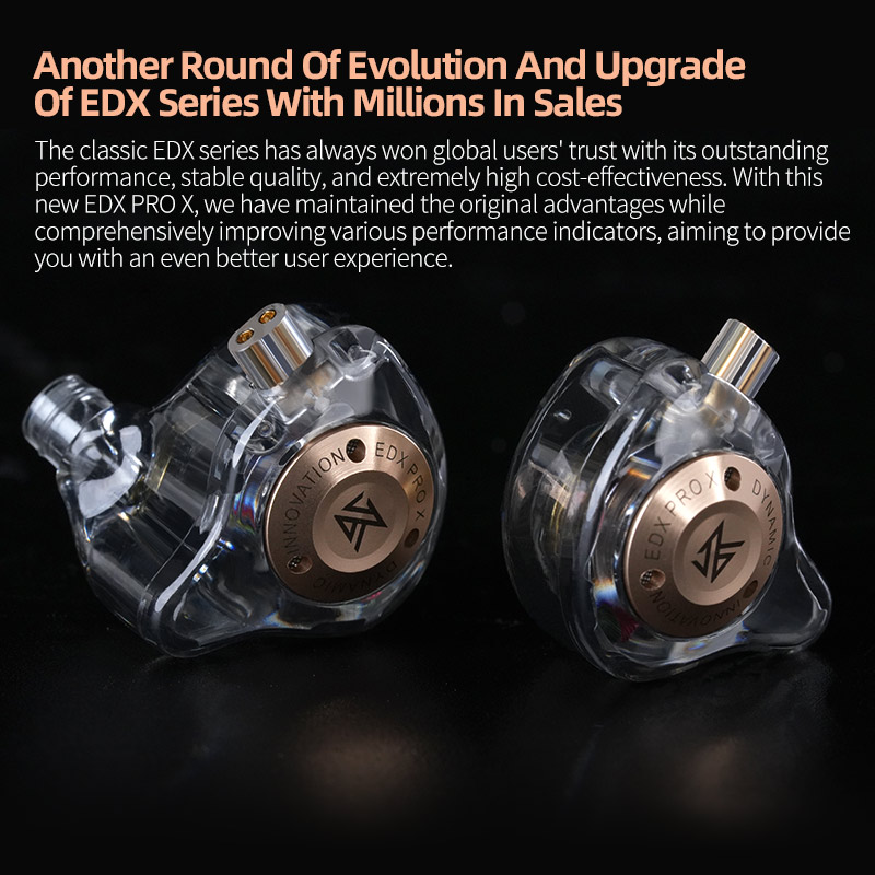 KZ EDX Pro X dynamic driving h - In Ear Monitors For Singers ulasan dan harga