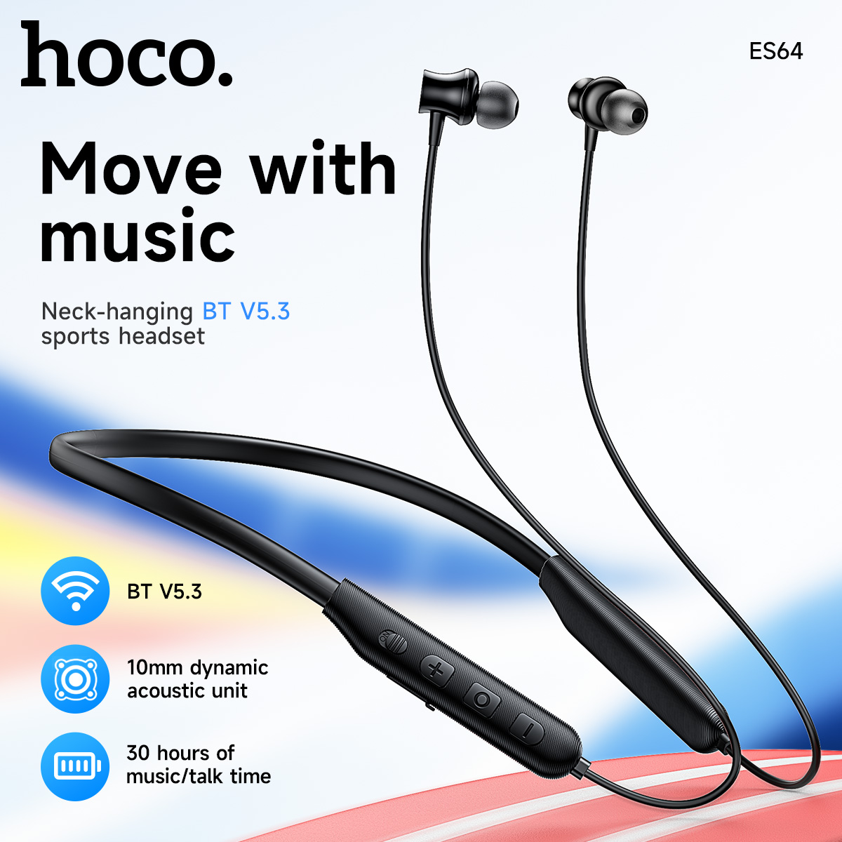 HOCO Neckband Wireless Bluetoo - Magnetic Neckband Sports Earphones ulasan dan harga