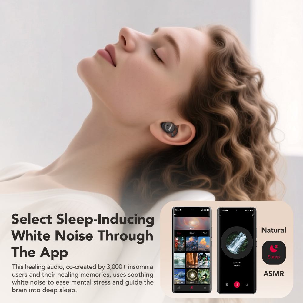 MINISO MS217 Wireless Earbuds: - Sleep Mask Headphones Bluetooth ulasan dan harga
