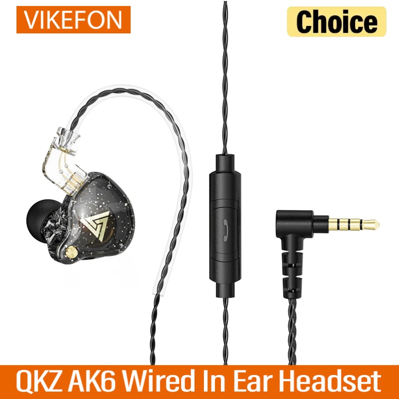 QKZ AK6 Pro In Ear Monitor Wir - In Ear Monitors For Singers ulasan dan harga