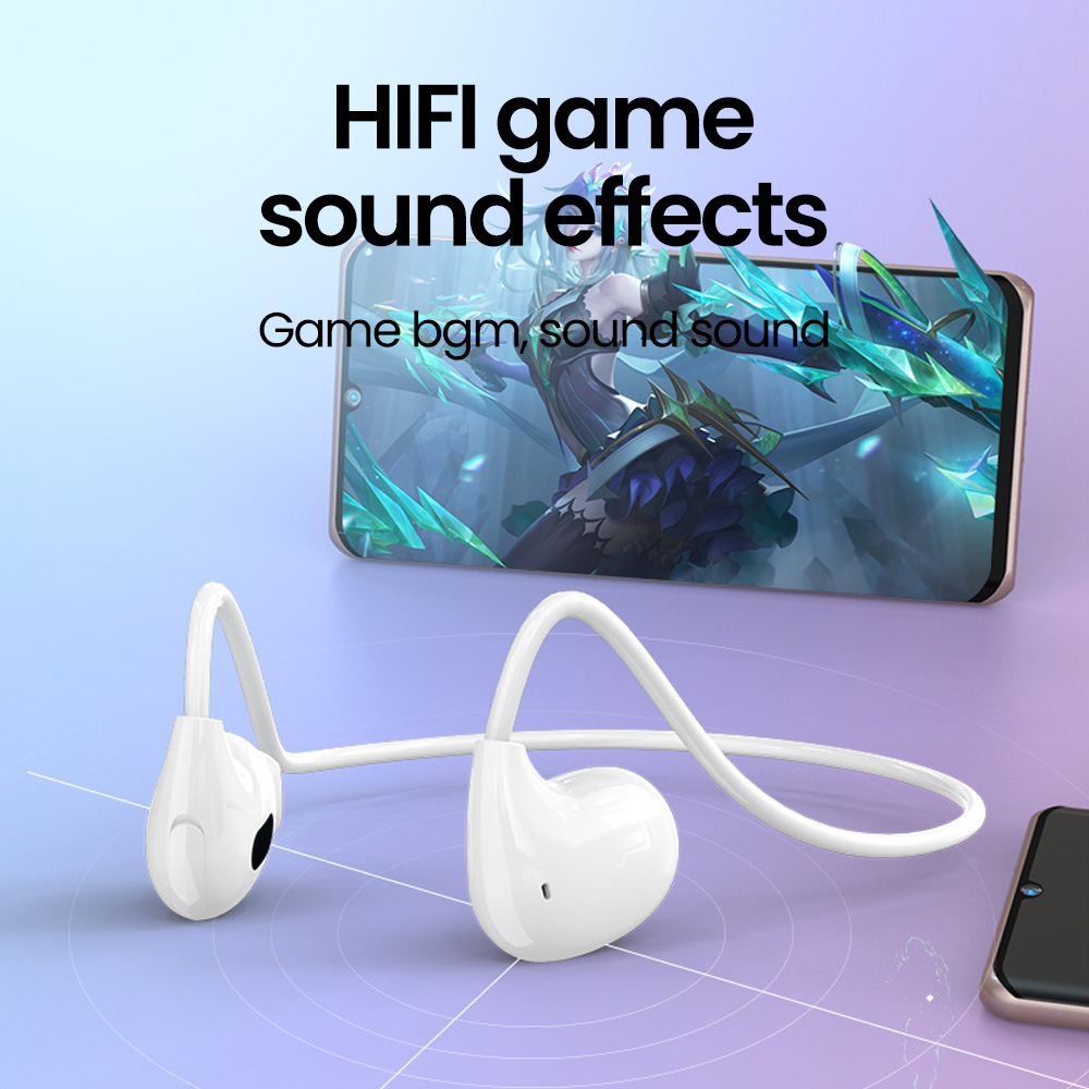 OWS Bluetooth Headset Rear-Han - Bone Conduction Running Headphones ulasan dan harga