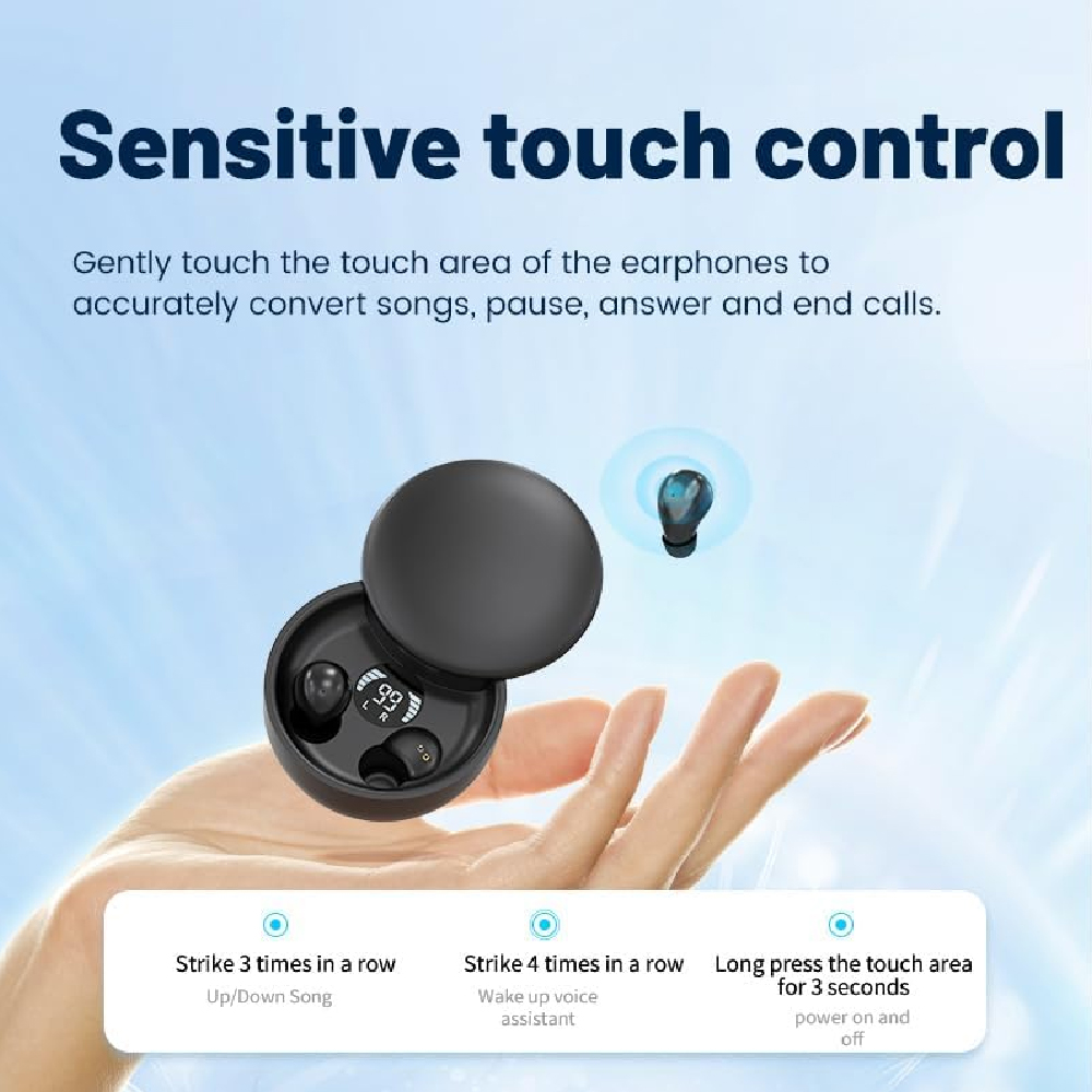 Mini Invisible Earbuds Sleep H - Sleep Mask Headphones Bluetooth ulasan dan harga