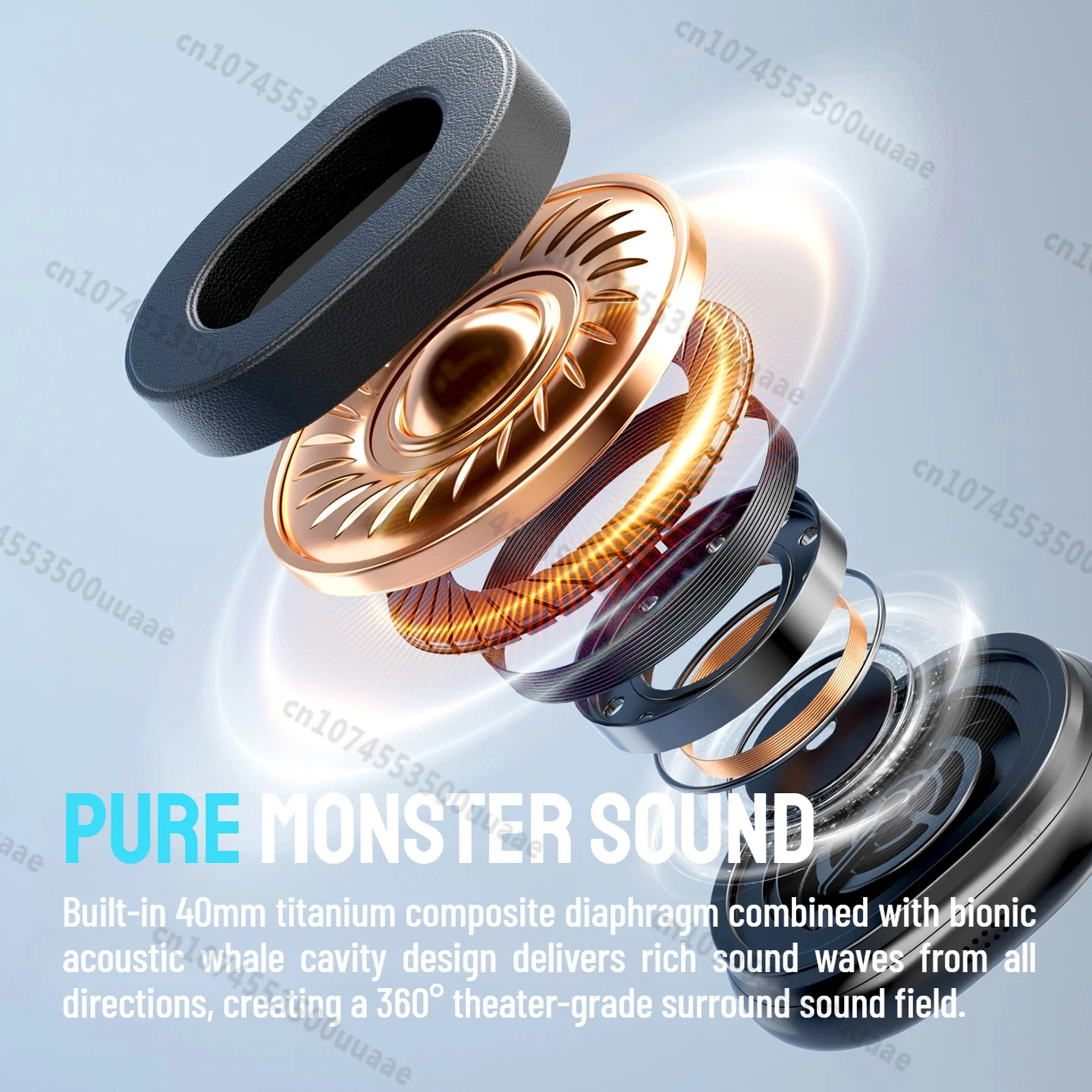 Monster AH100 -45dB ANC Headph - Anc Wireless Over Ear Headphones ulasan dan harga