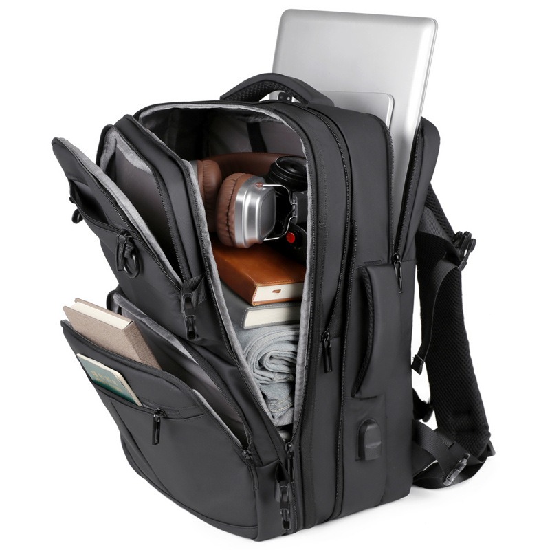 Expandable Travel Backpack Men - Laptops ulasan dan harga