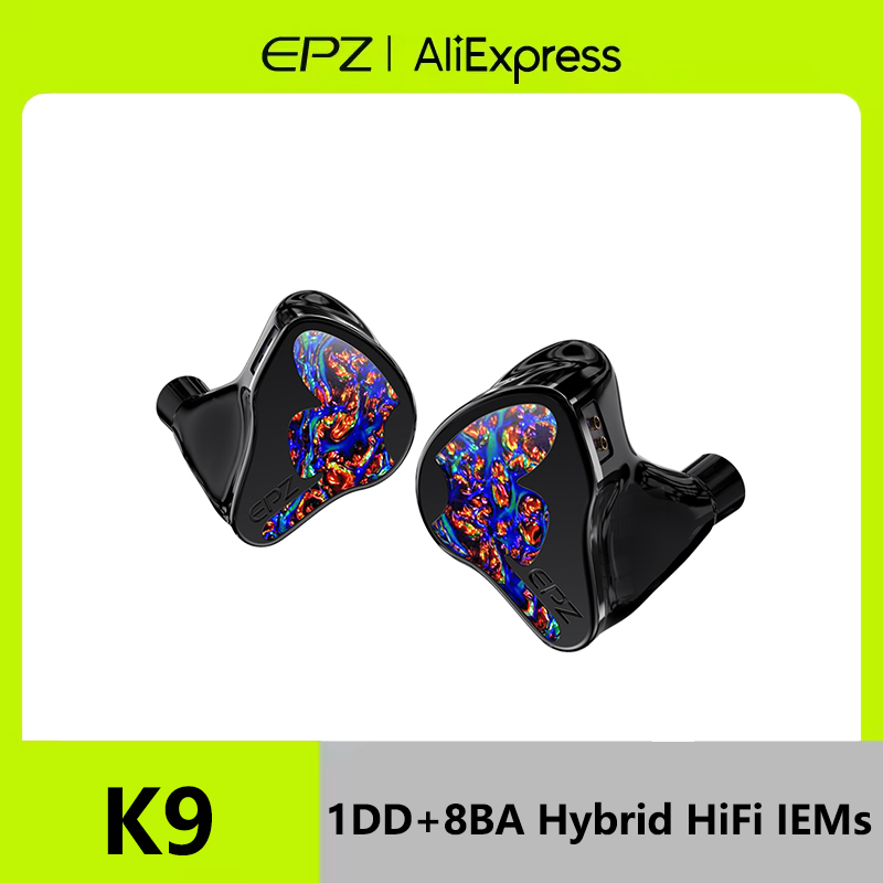EPZ K9 In-Ear Earphone 1DD+8BA - Planar Magnetic Iem Earphones ulasan dan harga