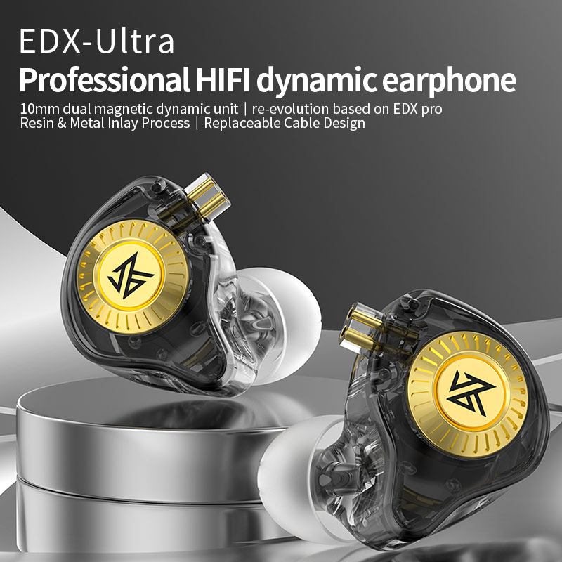 KZ EDX-Ultra wired hi-fi heads - In Ear Monitors For Singers ulasan dan harga