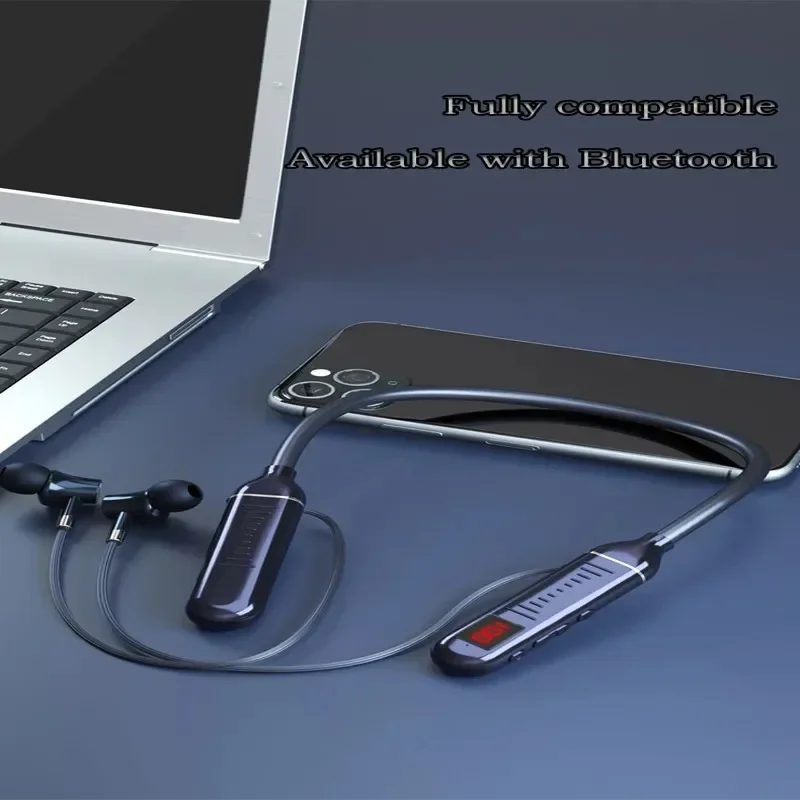 Wireless Bluebooth Earphones N - Magnetic Neckband Sports Earphones ulasan dan harga